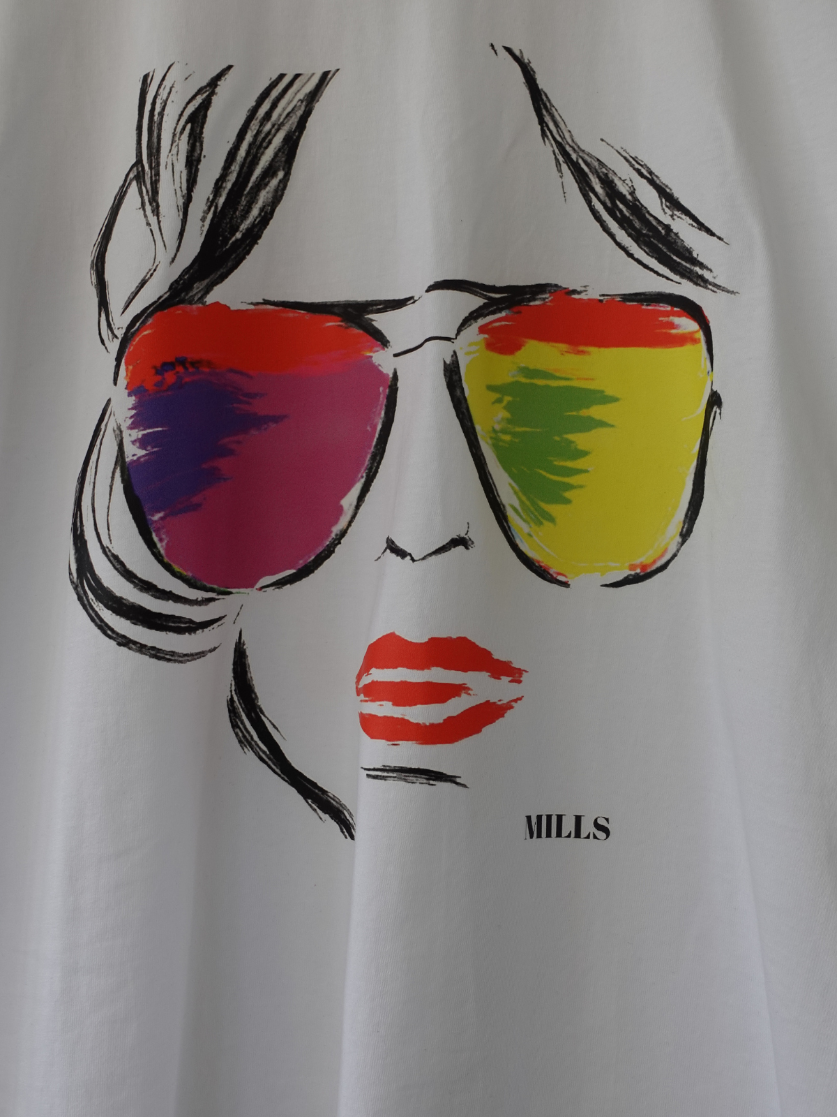 Miss Mills Red Lip T -shirt